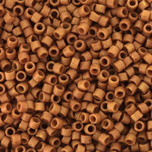 Miyuki Delica 11/0 DB0653 - Dyed Opaque Pumpkin paquet de 100g