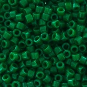 Miyuki Delica 11/0 DB0656 - Dyed Opaque Green paquet de 100g