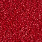 Miyuki Delica 11/0 DB0791 - Dyed Semi Mat Opaque Bright Red paquet de 100g