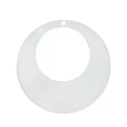 Pendentif créole rond ajouré 25 mm en Argent 925 x1