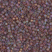 Cubes Miyuki 1.8 mm SB18-0134FR - Dark Topaz Mat AB x10g