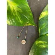 Clous d'oreilles boule 3 mm avec stoppeur en Gold filled (or laminé)  x2