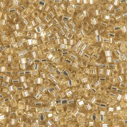 Cubes Miyuki 1.8 mm SB18-0003 - Gold Silver Lined x10g