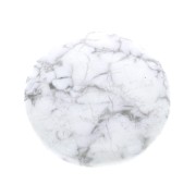 Cabochon rond 25 mm Howlite x1|raw }}