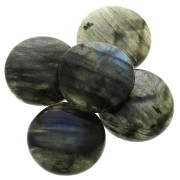 Cabochon rond 25 mm Labradorite x1