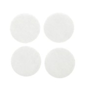 Recharge rond feutrine 22 mm pour pendentif diffuseur de parfum - Blanc x4|raw }}
