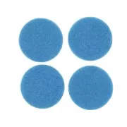 Recharge rond feutrine 22 mm pour pendentif diffuseur de parfum - Bleu x4