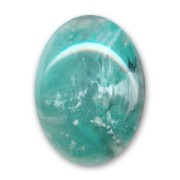 Cabochon en résine 40x30 mm imitation pierre Aqua x1|raw }}
