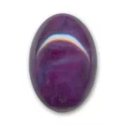Cabochon en résine 25x18 mm imitation pierre Purple x1