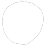 Tour de cou maille serpentine 2 mm argenté x1|raw }}