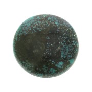 Cabochon rond 25 mm Turquoise naturelle x1