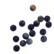 Cabochon rond 6 mm Sodalite x1