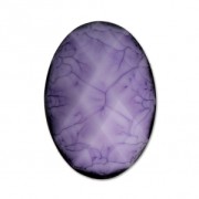 Cabochon facetté en résine 18x13 mm Amethyst|raw }}