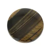 Cabochon rond 25 mm Oeil de tigre x1