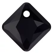 Pendentif Princess Cut PureCrystal 6431 9 mm Jet x1