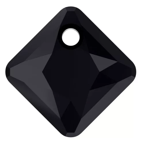 Pendentif Princess Cut PureCrystal 6431 9 mm Jet x1