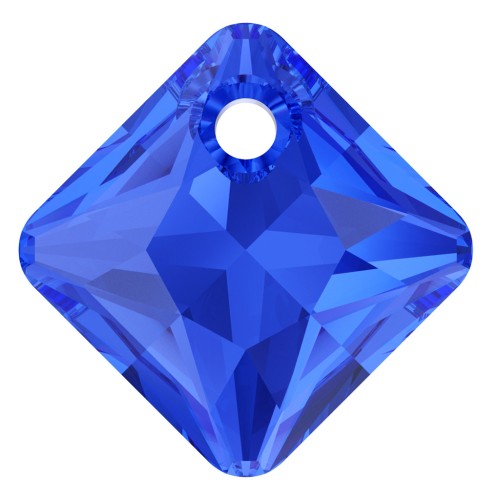 Pendentif Princess Cut PureCrystal 6431 9 mm Majestic Blue x1
