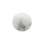 Cabochon rond facetté 6 mm Howlite x1|raw }}