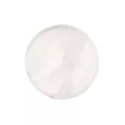 Cabochon plat rond - palet - 8 mm en pierre gemme - Quartz rose x1