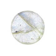 Cabochon plat rond - palet - 8 mm en pierre gemme - Labradorite x1|raw }}