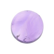 Cabochon plat rond - palet - 8 mm en pierre gemme - Améthyste x1|raw }}