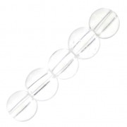 Perles rondes 4 mm pierre gemme Cristal de Roche x20
