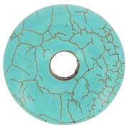 Donuts 40 mm Turquoise (imitation) x1