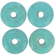 Donuts 40 mm Turquoise (imitation) x1