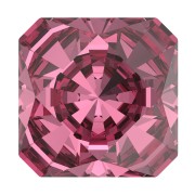 Cabochon Carré PureCrystal 4499 6 mm Rose x1