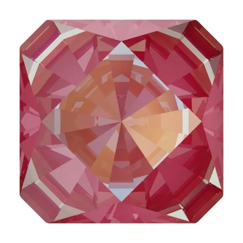 Cabochon Carré PureCrystal 4499 6 mm Crystal Lotus Pink Delite x1