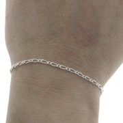 Chaîne maille figaro alternée (1x1) 2.05 mm en Argent 925 x50 cm