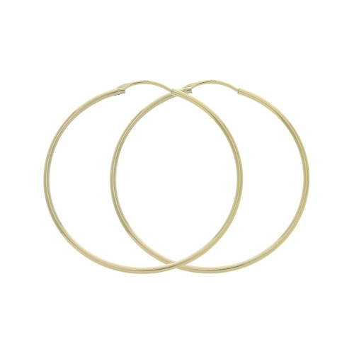 Créoles à décorer 21 mm - Fil 1.5 mm - Plaqué Or 3 microns x2