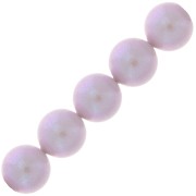 Perles nacrées PureCrystal 5810 8 mm Crystal Iridescent Dreamy Rose Pearl x5|raw }}