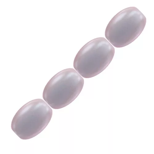 Perles nacrées PureCrystal Grain de riz 5824 4mm Iridescent Dreamy Rose Pearl x20