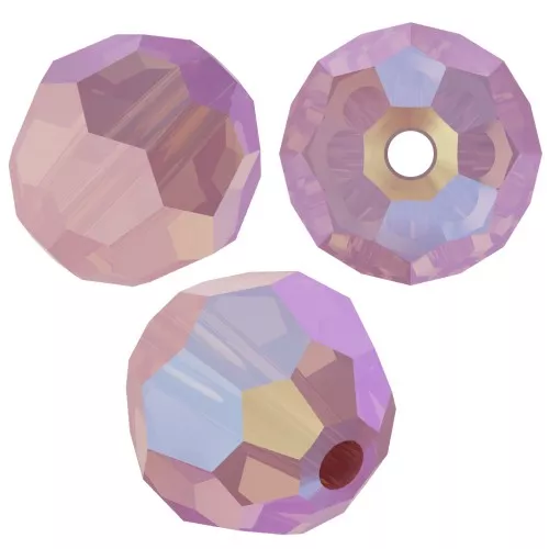 Perles rondes PureCrystal 5000 6 mm - Rose Water Opal Shimmer x6