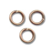 Anneaux ouverts  4x0.6 mm cuivré vieilli x100|raw }}