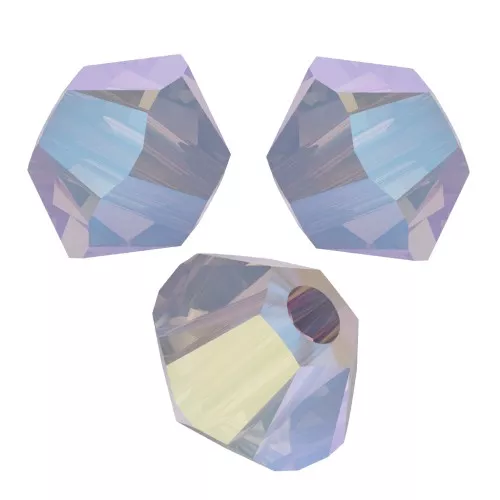 Toupies en cristal PureCrystal 5328 3 mm White Opal Shimmer 2X x50
