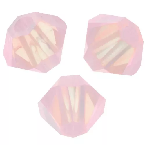 Toupies en cristal PureCrystal 5328 3 mm Rose Water Opal Shimmer 2X x50