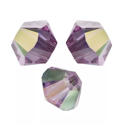 Toupies en cristal PureCrystal 5328 3 mm Iris AB x50