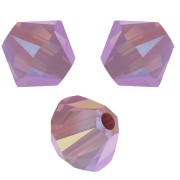 Toupies en cristal PureCrystal 5328 4 mm Rose Water Opal Shimmer 2X x50|raw }}