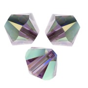 Toupies en cristal PureCrystal 5328 4 mm Iris AB 2X x50|raw }}