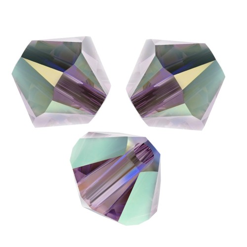 Toupies en cristal PureCrystal 5328 4 mm Iris AB 2X x50