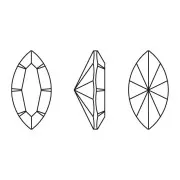 Navette PureCrystal 4228 10x5 mm Light Rose Ignite x1