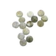 Cabochon rond 6 mm en pierre gemme - Labradorite x1