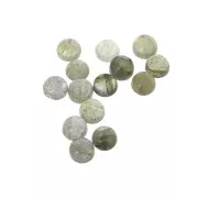Cabochon rond 6 mm en pierre gemme - Labradorite x1