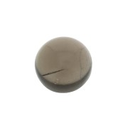 Cabochon rond 6 mm en pierre gemme - Quartz fumé x1