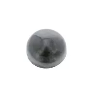 Cabochon rond 6 mm en pierre gemme - Hematite x1
