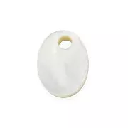Sequin ovale 8x6 mm en nacre x1