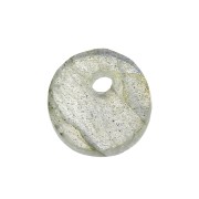 Sequin rond 8 mm en pierre gemme - Labradorite x1