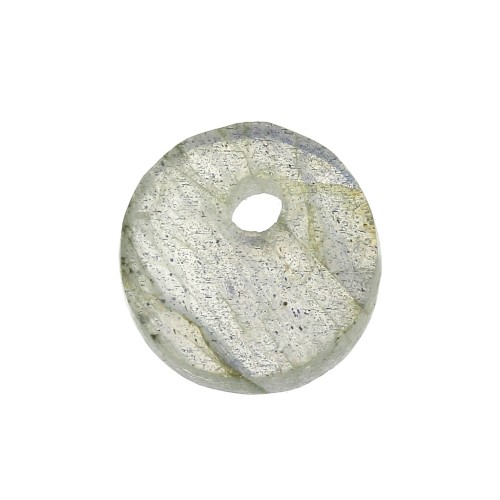 Sequin rond 8 mm en pierre gemme - Labradorite x1